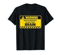La Bouche Fonctionne Plus Vite Que Brain Funny Gen Z Japping Meme Witty T-Shirt
