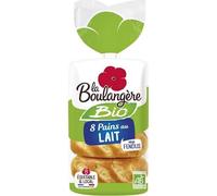 La Boulangère Bio 8 Pains au Lait 280g (lot de 3)