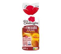 LA BOULANGÈRE - Brioche Tressée Gourmande et Onctueuse, 800G - Lot De 3