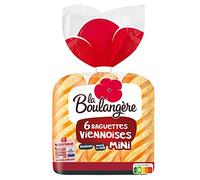LA BOULANGERE - La Boulangère 6 Mini Baguettes Viennoises 330G - Lot De 4 - Vendu Par Lot