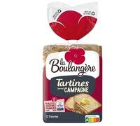 LA BOULANGERE - La Boulangère Tartines Campagne 450G - le Lot De 4
