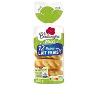 LA BOULANGERE - Pain au Lait Bio Moelleux et Gourmand, Plaisir Naturel en Sachet 420g - Lot de 4 - vendu par Lot