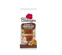 LA BOULANGERE - Pains au chocolat pur beurre 400g - Viennoiseries de qualité supérieure pour petit déjeuner gourmand - Fabriqués en France - Lot De 4 - Vendu Par Lot