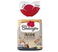 La Boulangerie Exquise! Pain de Mie Savoureux à l'Avoine et aux Graines 500g - Idéal pour le Petit Déjeuner - Qualité et Saveurs Artisanales - Le Lot De 4