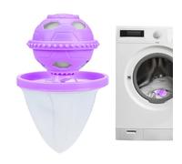 La boule anti-poils lave-linge Éponge Filtrante Intégrée Réutilisable