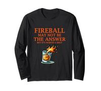 La Boule de feu n'est Peut-être Pas la réponse mais ça Vaut Le Coup Manche Longue