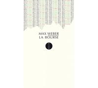 La Bourse - Max Weber - Allia - broché - Essai