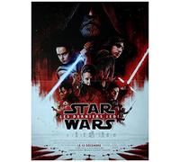 La Boutique du Ciné STAR WARS LES DERNIERS JEDI Affiche Cinéma Originale Petit format (53 x 40, Pliée) STAR WARS 8