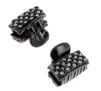 La Boutique du Coiffeur - Mini pince croco strass X 2