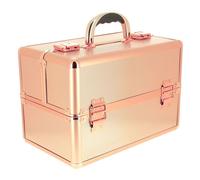 La Boutique du Coiffeur - Valise à main rose métallisée