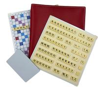 LA BOUTIQUE DU SCRABBLEUR Jeu de Scrabble de Voyage magnétique Pochette Standard Officiel de la fédération française de Scrabble Duplicate Made in France idéal pour Les scrabbleurs de la Famille