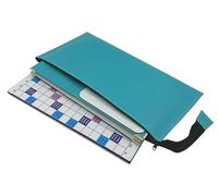 LA BOUTIQUE DU SCRABBLEUR Jeu de Scrabble grand format magnétique Pliable Officiel de la fédération française de Scrabble Duplicate Made in France idéal pour Les scrabbleurs de la Famille (BLEU LAGON)