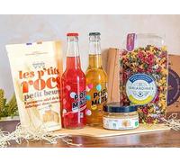La Box Végétarienne | Infusion Maté, Jus de Fruits Bio, Pâtes Locales, Tartinade de Légumes, Biscuits Épeautre et Miel
