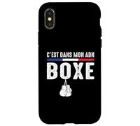 La Boxe C'est dans Mon adn Boxing Combat Ring De Boxe Drôle Coque pour iPhone X/XS