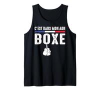 La Boxe C'est dans Mon adn Boxing Combat Ring De Boxe Drôle Débardeur