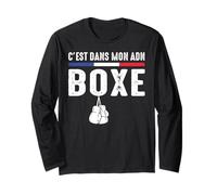 La Boxe C'est dans Mon adn Boxing Combat Ring De Boxe Drôle Manche Longue