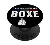 La Boxe C'est dans Mon adn Boxing Combat Ring De Boxe Drôle PopSockets PopGrip Adhésif