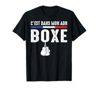 La Boxe C'est dans Mon adn Boxing Combat Ring De Boxe Drôle T-Shirt