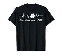 La Boxe C'est dans Mon adn Boxing Combat Ring De Boxe Drôle T-Shirt