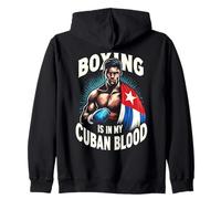 La Boxe est dans Mon Sang cubain Sweat à Capuche