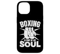 La Boxe Fait Partie de Mon âme Sports d'intérieur Coque pour iPhone 14