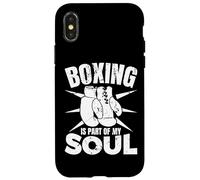 La Boxe Fait Partie de Mon âme Sports d'intérieur Coque pour iPhone X/XS