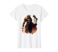 La bravoure épique du Guerrier T-Shirt Graphique avec Valeur