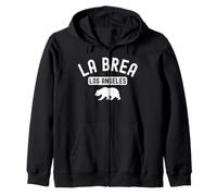 La Brea Los Angeles California Retro Vintage Fairfax West LA Sweat à Capuche