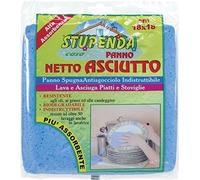 La Briantina 1 éponge en cellulosa, Multicolore, 18 x 18 cm.