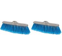 La Briantina Balai d'intérieur Donatella pour Tous Les sols de la Maison, avec Poils en Micro-Plumes, léger et Polyvalent, Couleur aléatoire (Lot de 2)