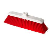 La Briantina Balai HACCP hygiénique pour Environnement et Contact avec Aliments 28 cm, Non Toxique et stérilisable, Poils Doux, Code Couleur Rouge