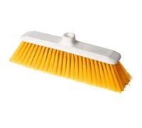 La Briantina Balai HACCP hygiénique pour Environnement et Contact avec Aliments 28 cm, Non Toxique et stérilisable, Poils Doux, Code Couleur Jaune
