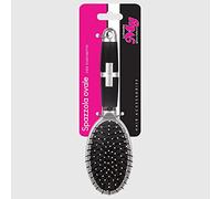 La Briantina Brosse à cheveux ovale démêlante et massage pour cheveux lisses et soyeux avec coussinet