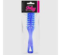 La Briantina Brosse à cheveux rectangulaire avec dents lisses, démêlante et légère, couleur aléatoire