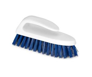 La Briantina Brosse de Nettoyage Multifonction avec poignée Ergonomique, Fibre PBT de Haute qualité, stérilisable, Longueur 18 cm, Bleu