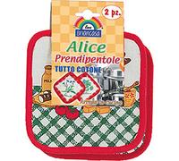 LA BRIANTINA DE Poli Giovanni S.P.A Lot de 2 ramequins avec Cintre Alice 17 x 17 cm, Multicolore