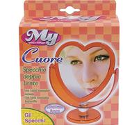 LA BRIANTINA DE Poli Giovanni S.P.A Miroir cœur Double lentille, Multicolore, Unique