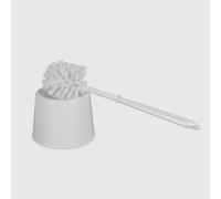 La Briantina Ensemble WC Star avec Brosse et Support - Brosse de Toilette Ultra légère avec Poils en Plastique - Base Ronde en polypropylène - Ø13,5 x H36,5 cm