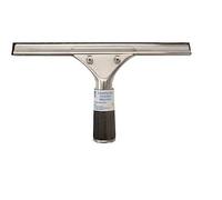 La Briantina Essuie-Glace INOX pour Nettoyage miroirs et boîte de Douche, avec poignée à Ressort, Largeur 25 cm