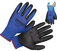 La Briantina Gants de travail Prise sûre Light, taille homme 10/XL, couleur bleu