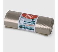 La Briantina Lot de 10 Sacs Poubelle en polyéthylène 72 x 110 cm