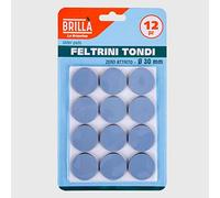 La Briantina Lot de 12 Patins Ronds en EVA pour Meubles, Meubles, Meubles, Meubles, sols, diamètre 3 cm