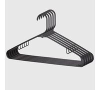 La Briantina Lot de 5 cintres en Plastique, très légers et Peu encombrants, Largeur 42 cm, Couleur aléatoire, lot d'économie de 5