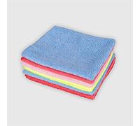 La Briantina Lot de 6 Chiffons de Nettoyage Multi-usages en Microfibre, à 3 Actions nettoyantes et Brillantes, pour Toutes Les Surfaces, 30 x 35 cm, 6 pièces réutilisables