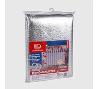 La Briantina Panneau réfléchissant thermique avec crochets pour chaleur, polyéthylène et aluminium, 120 x 70 cm, épaisseur 3 mm