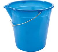 La Briantina Seau en Plastique avec Bec verseur - Manche en Fer galvanisé - Capacité : 12 l