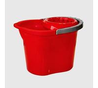 La Briantina Seau Lave-Vaisselle avec essoreur, en Plastique, capacité 11 litres, Couleur Rouge