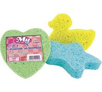 La Briantina SPU01520A Éponge pour salle de bain, Cellulose végétale, multicolore, unique