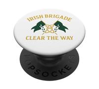 La Brigade Irlandaise ouvre la Voie - Histoire de la Guerre Civile américaine PopSockets PopGrip Adhésif