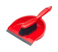 La brosse Hill hn071-r Ensemble pelle et balayette en plastique, rouge